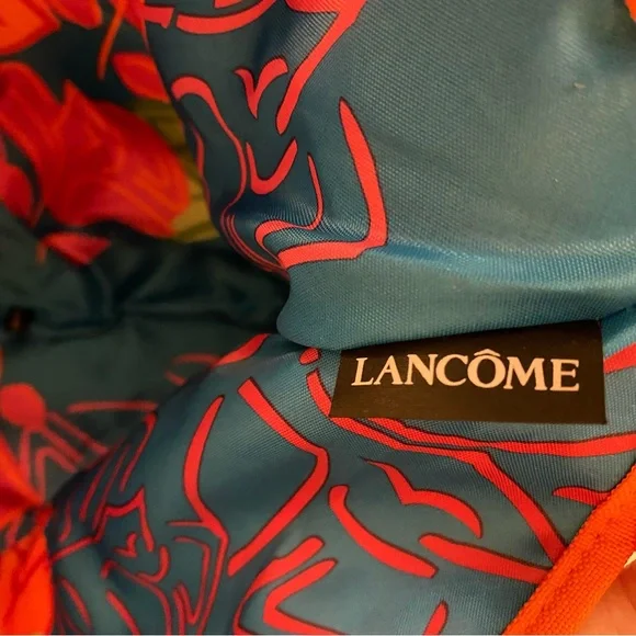 Lancôme Stylish Pink and Orange Tote Bag - Picture 7 of 8